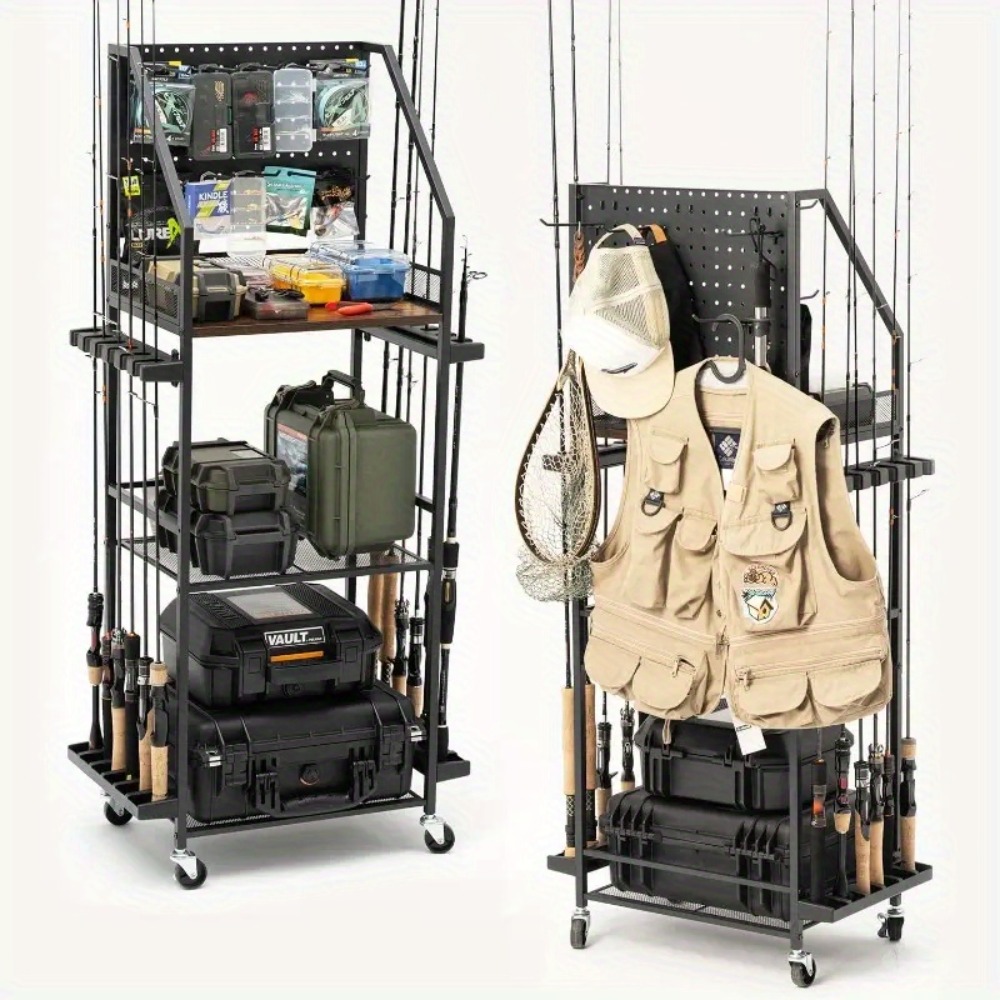 Fishing Hook Box - Angelrutenhalter für die Garage, Angelrutenhalter für