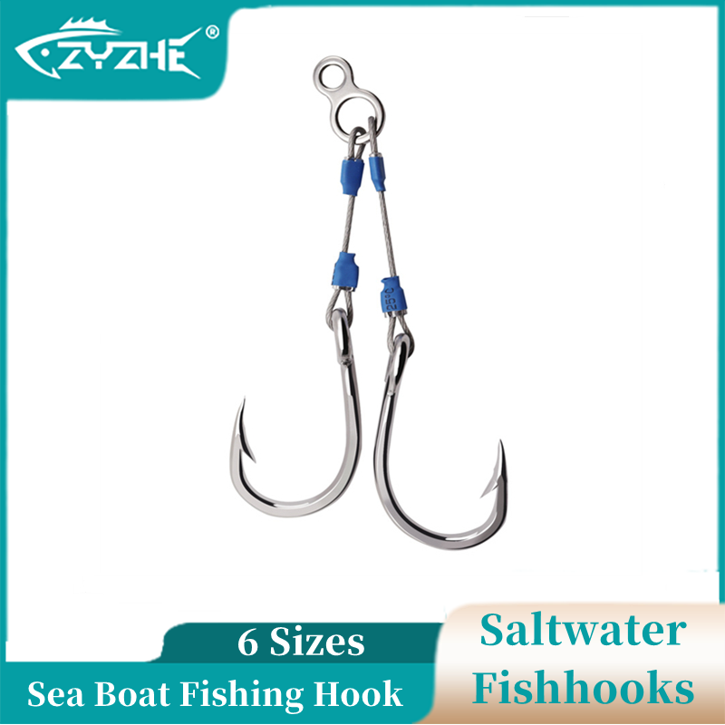 ZYZHE Stahl-Jig-Haken 6 Größen – Fishing Hook Assortment Bewertung und Preis