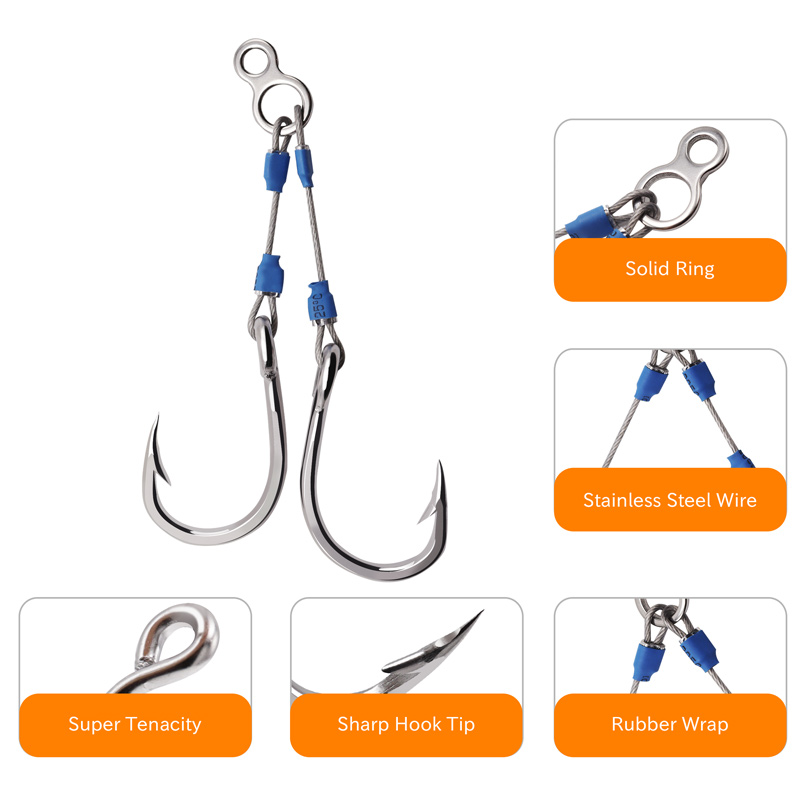 ZYZHE Stahl-Jig-Haken 6 Größen – Fishing Hook Assortment Bewertung und Preis