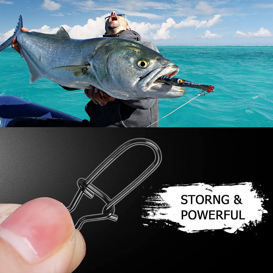 50 Stück Crankbait Snaps Edels – Fishing Hook Stainless Steel Bewertung und Preis