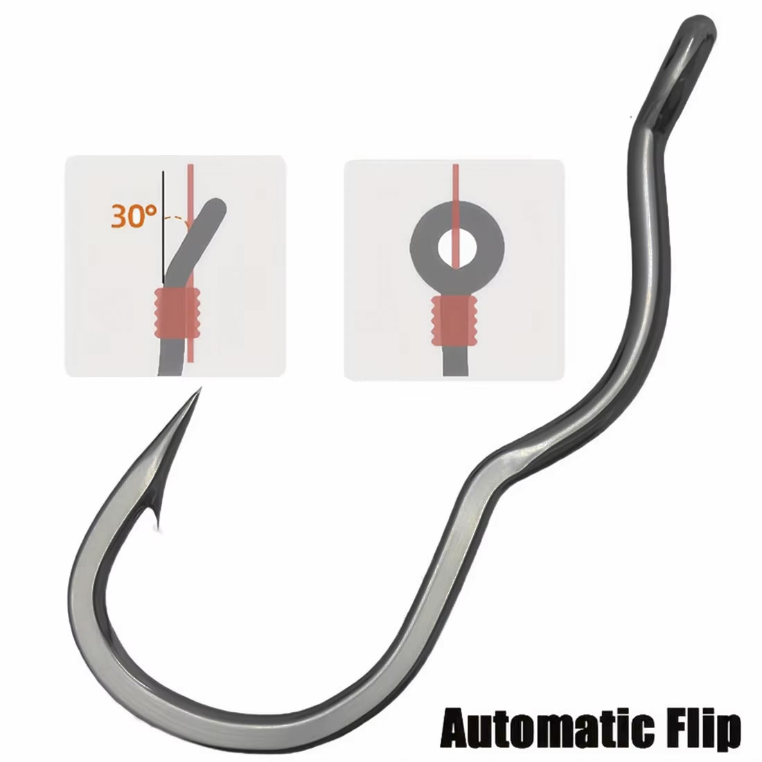 50 Stück langlebige automatisc – Fishing Hook Assortment Bewertung und Preis