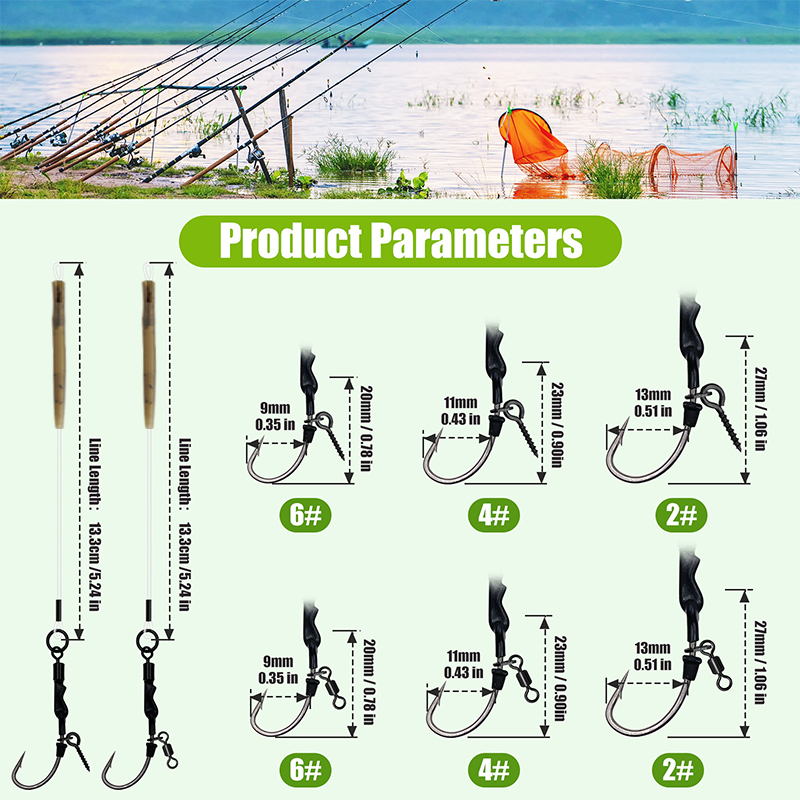 6 Stück/10 Stück Ronnie Rig 3  – Fishing Hook Assortment Bewertung und Preis